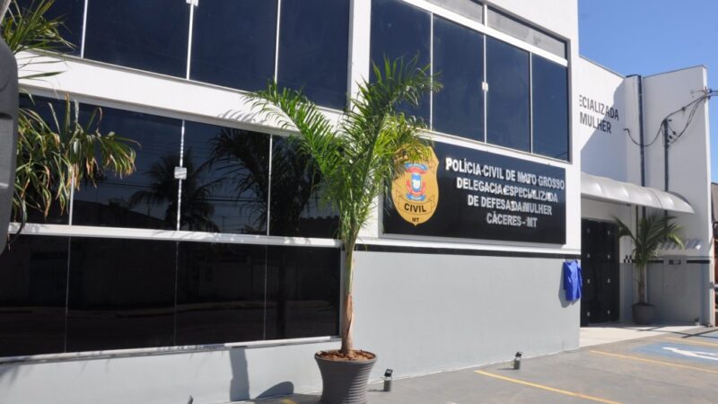 Polícia Civil cumpre prisão de investigado por violência doméstica em Cáceres