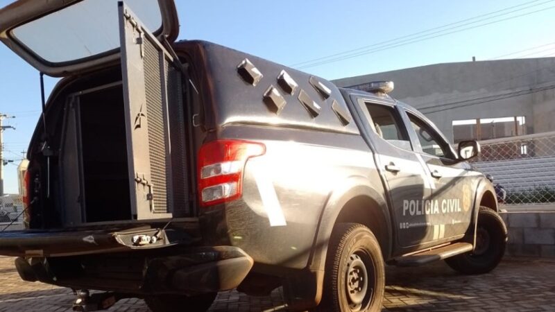 Polícia Civil esclarece homicídio em Nova Mutum com prisão do autor de disparos
