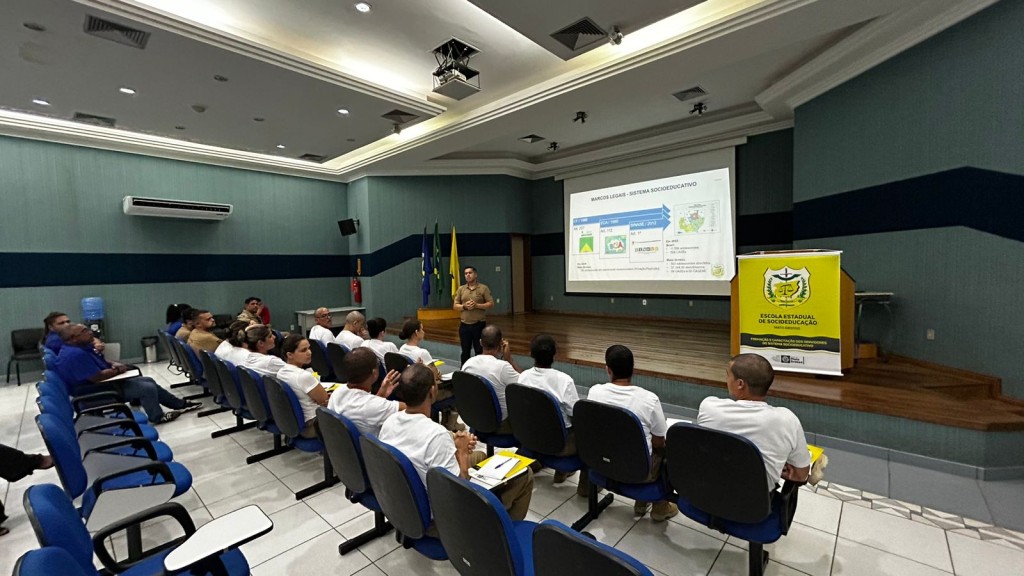 Sesp realiza formação de novos agentes do sistema socioeducativo