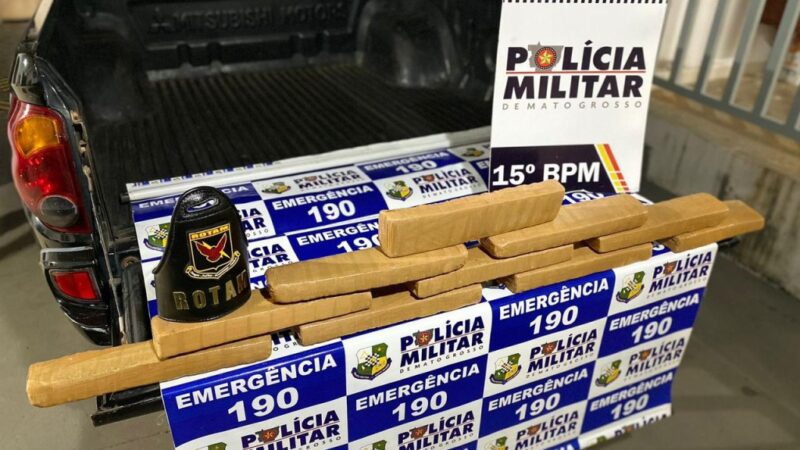 Polícia Militar prende casal por tráfico e apreende 27 quilos de entorpecentes