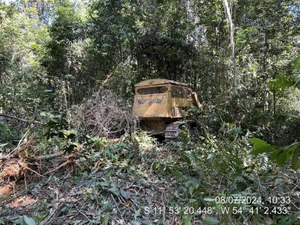 Batalhão Ambiental aplica mais de R$ 2 milhões em multas por desmatamento ilegal e apreende máquinas