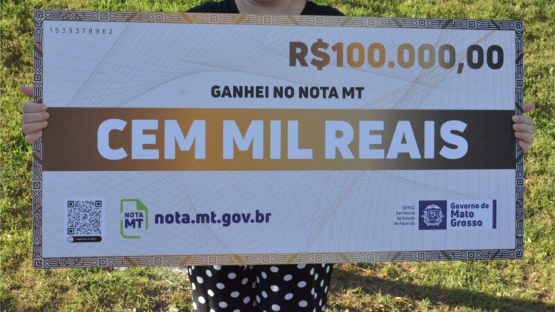 Mais de 500 mil consumidores concorrem ao sorteio do Nota MT nesta quinta-feira (11)