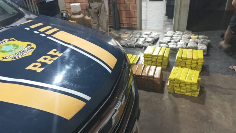 PRF apreende 1500 quilos de agrotóxico em Alto Garças /MT