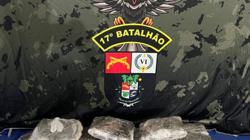 Homem é preso pela Polícia Militar com sete tabletes de maconha em Mirassol d’Oeste