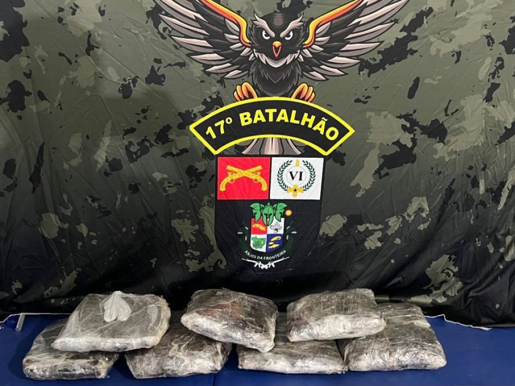 Homem é preso pela Polícia Militar com sete tabletes de maconha em Mirassol d’Oeste