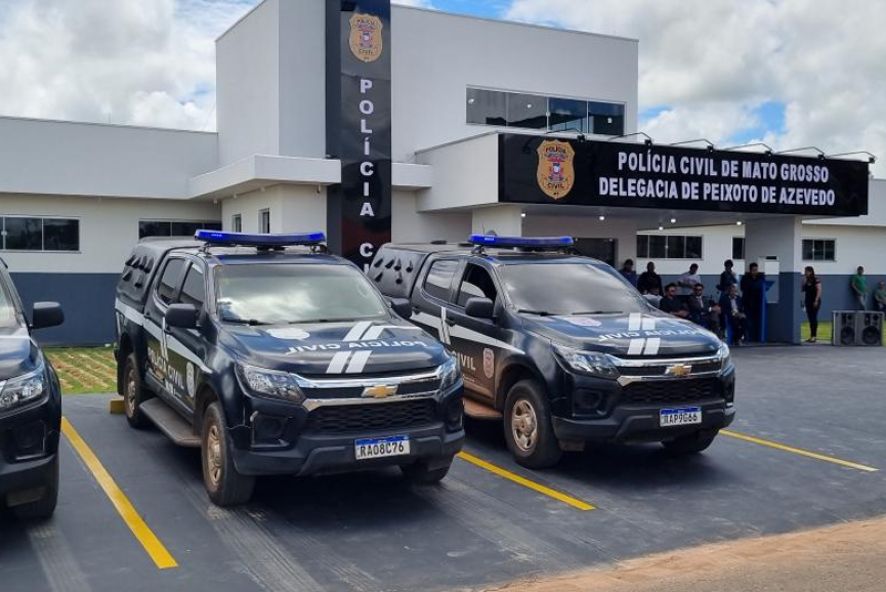 Polícia Civil cumpre mandado de prisão contra homem que estava ameaçando a ex-namorada em Peixoto de Azevedo.