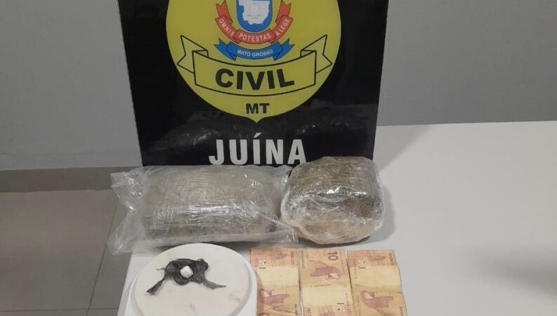 Polícia Civil prende 5 integrantes de organização criminosa em residência alugada em Juína