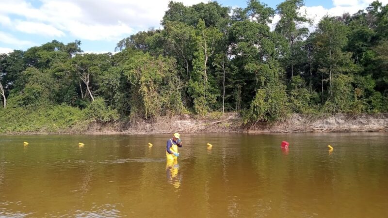 Sema capacita servidores para coletas de amostras de água nas praias mais visitadas de Guarantã do Norte