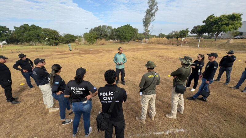 Polícia Civil capacita 320 servidores para pilotar equipamento de drone em MT