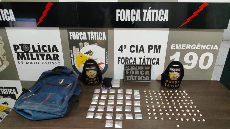  Força Tática vulgo THOR por tráfico de drogas em Novo Mundo–MT