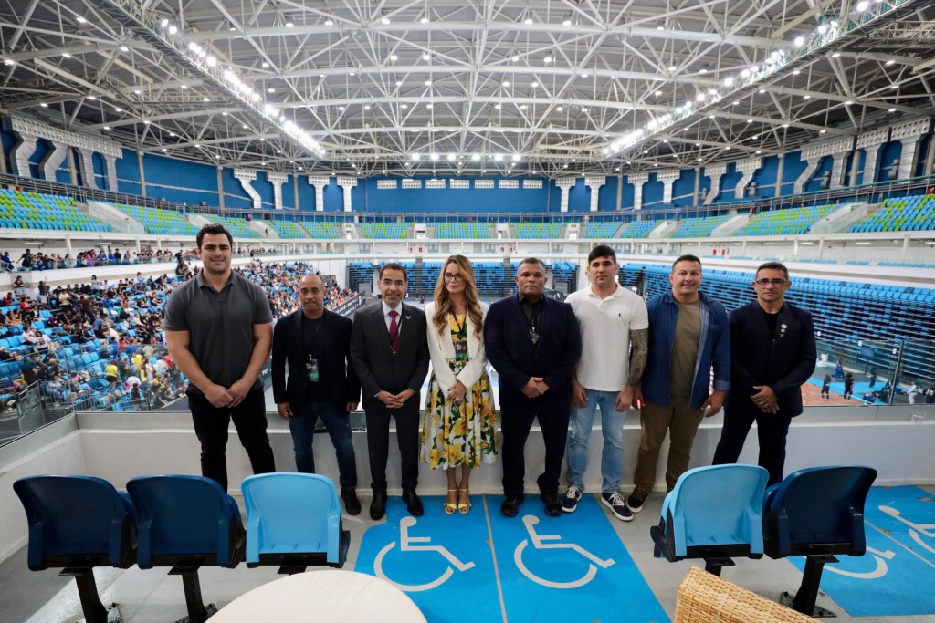 Primeira-dama de MT participa da abertura do Abu Dhabi Grand Slam no Rio de Janeiro