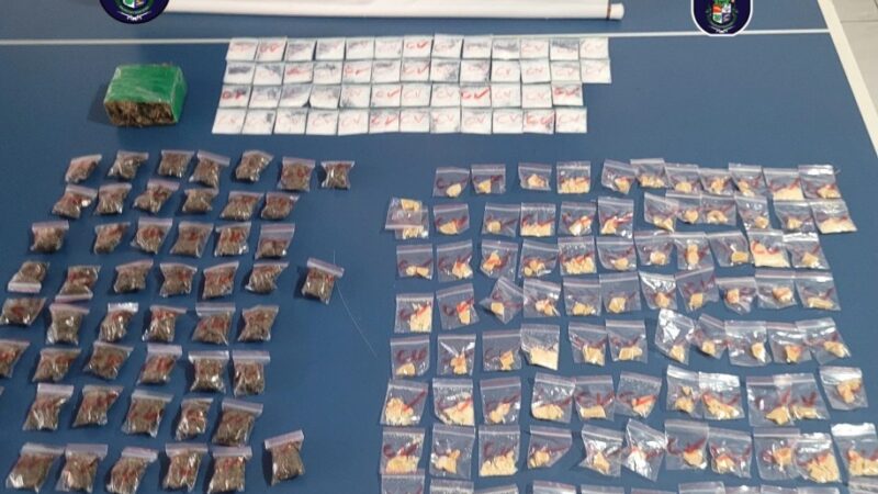Homem é preso pela Polícia Militar com 192 porções de drogas em Mirassol d’Oeste