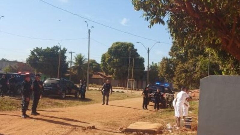 Polícias Civil, Militar e Penal iniciam projeto para limpar pichações feitas por integrantes de facções em Cáceres