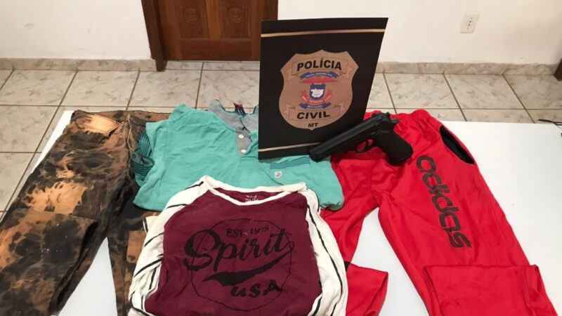 Polícia Civil identifica autor de dois roubos ocorridos no mesmo dia em Alto Garças
