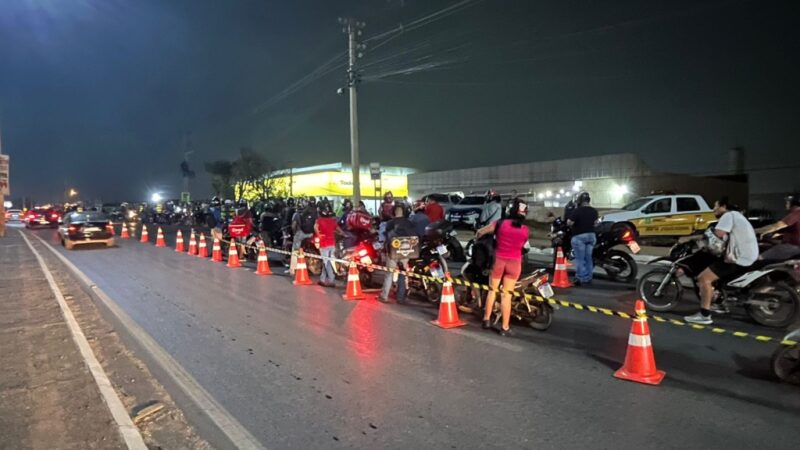 Operação Lei Seca resulta na remoção de 67 motocicletas e autuação de 31 condutores sem CNH