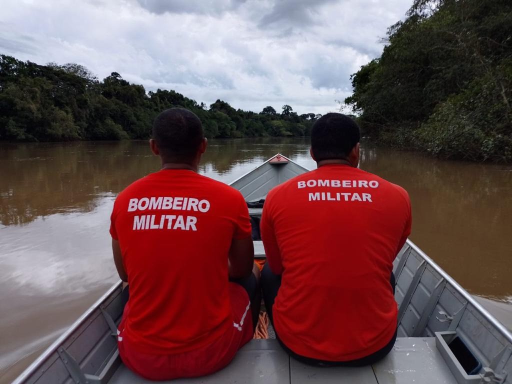 Corpo de Bombeiros localiza corpo de homem que se afogou no Rio Teles Pires