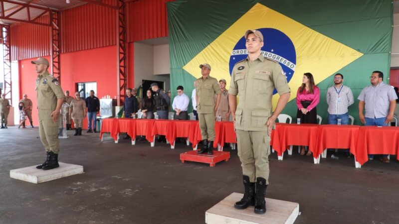 Corpo de Bombeiros Militar realiza troca de comando da companhia em Pontes e Lacerda