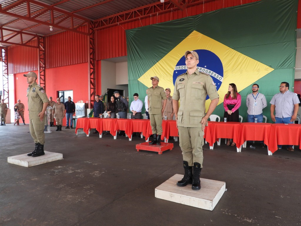 Corpo de Bombeiros Militar realiza troca de comando da companhia em Pontes e Lacerda