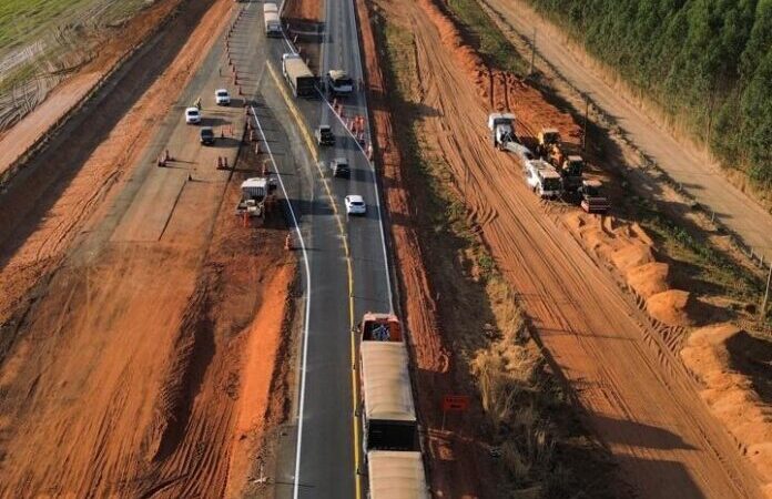 Concessionária aumenta áreas de desvios para obras de duplicação da BR-163 em Mutum