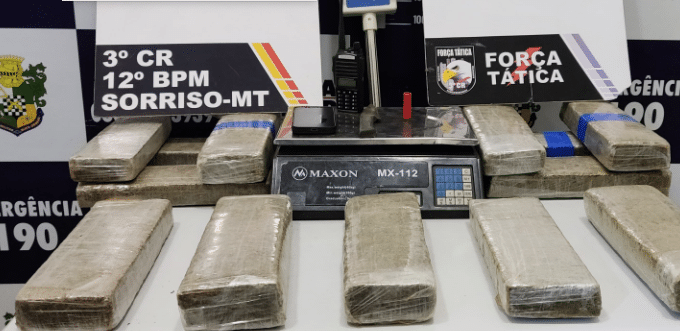 Polícia apreende tabletes de maconha e cocaína em Sorriso e Ipiranga; quatro presos