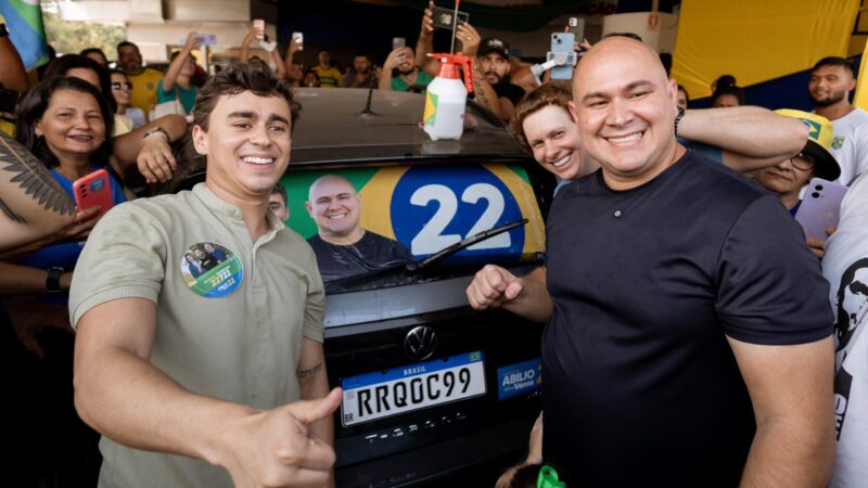 “Se depender do tanto que trabalha, Abilio sairá vitorioso”, crava deputado federal Nikolas Ferreira