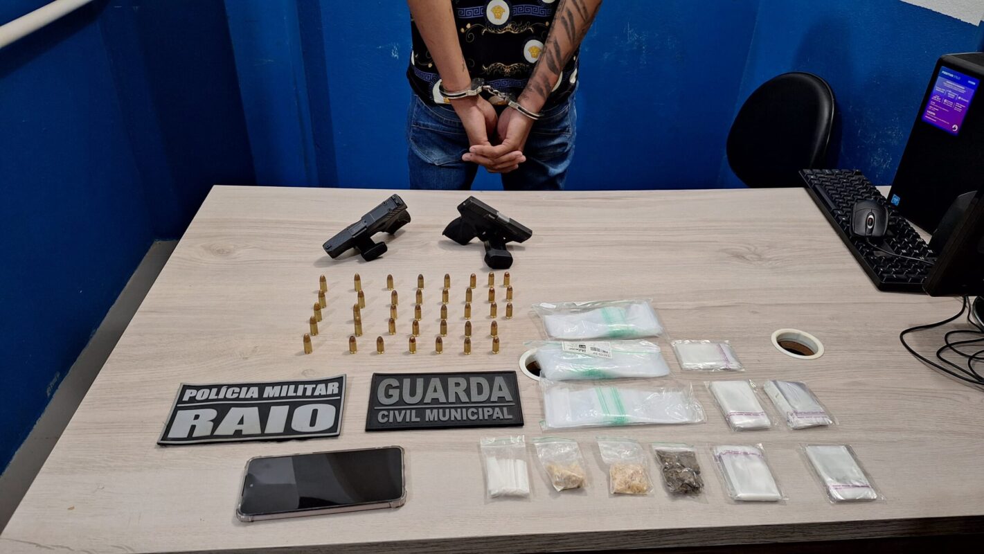 Grupo Raio prende homem com arm4s e dr0gas em operação conjunta com Guarda Civil Municipal em Lucas do Rio Verde