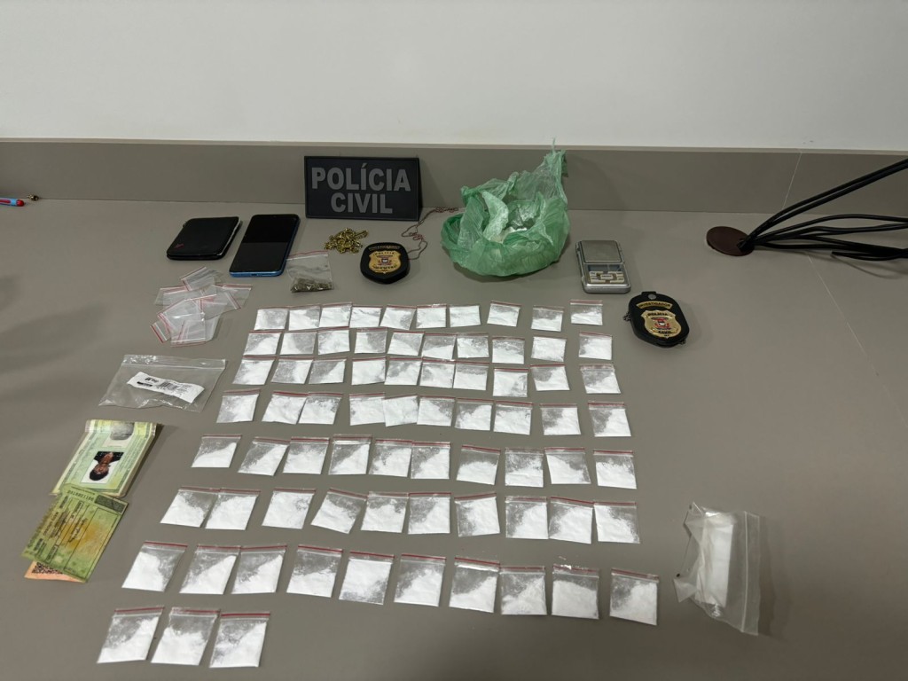 Polícia Civil prende traficantes de cocaína que atuavam em Campo Novo do Parecis