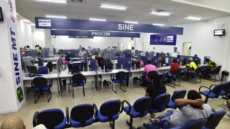 Sine Estadual disponibiliza mais de 2,9 mil vagas de emprego em Mato Grosso nesta semana