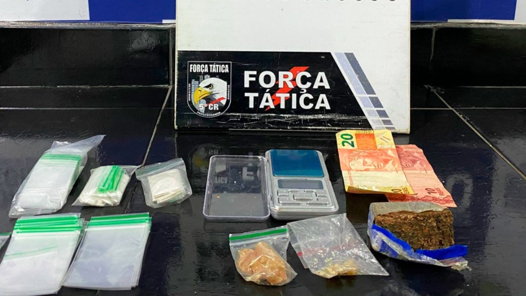 Força Tática apreende adolescente por porções de cocaína e pasta base em Barra do Garças