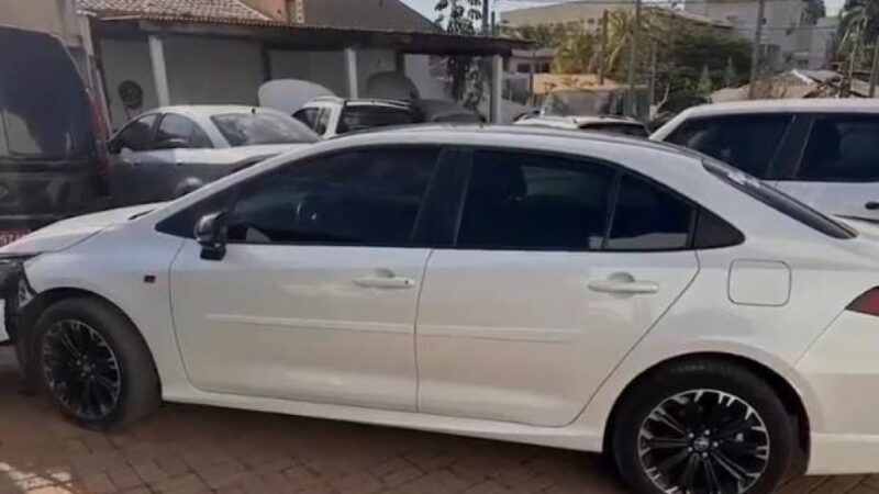 PM detém quadrilha suspeita de roubar Corola de idosos em Santo Antônio de Leverger