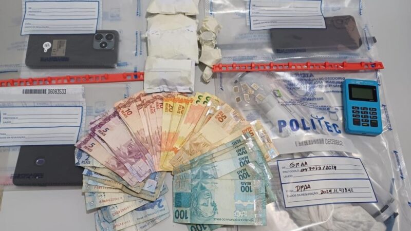 Mulher gestante é presa em flagrante pela Polícia Civil por tráfico de drogas