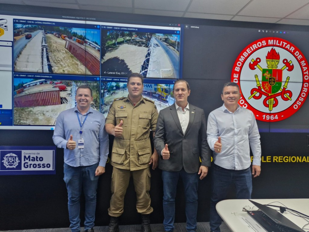Corpo de Bombeiros recebe 182 câmaras do programa Vigia Mais MT
