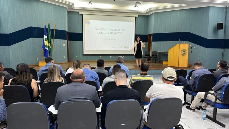 Policiais civis de 11 estados são capacitados em Cuiabá em investigação de homicídios