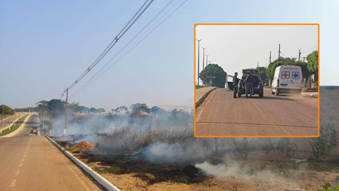 Carlinda: idoso é detido por incêndio criminoso em chácara; chamas chegaram perto de residências