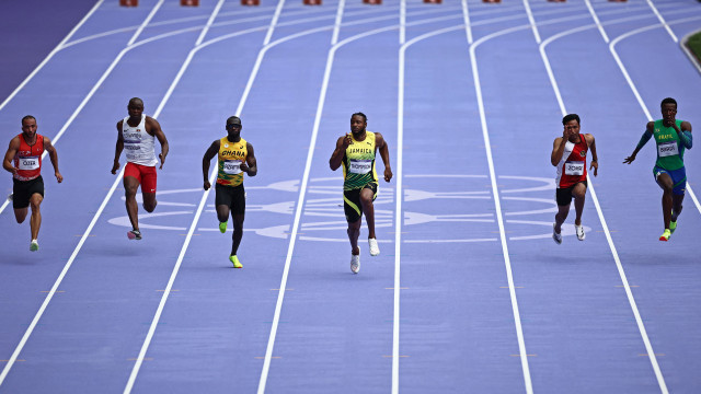 Brasil é eliminado no revezamento 4x100m masculino no atletismo em Paris-2024