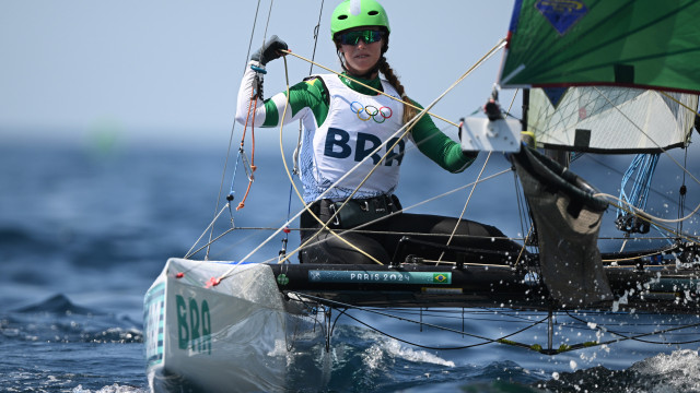 João Siemsen e Marina Arndt terminam em 9º lugar na Nacra 17 da vela na Olimpíada de Paris