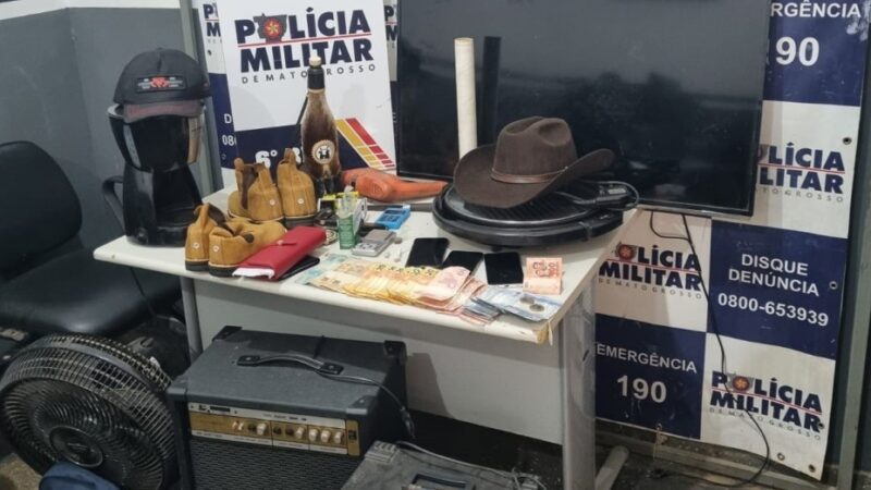 Casal é preso pela Polícia Militar por furto, receptação e tráfico de drogas