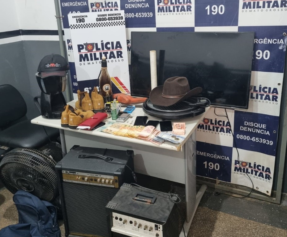 Casal é preso pela Polícia Militar por furto, receptação e tráfico de drogas