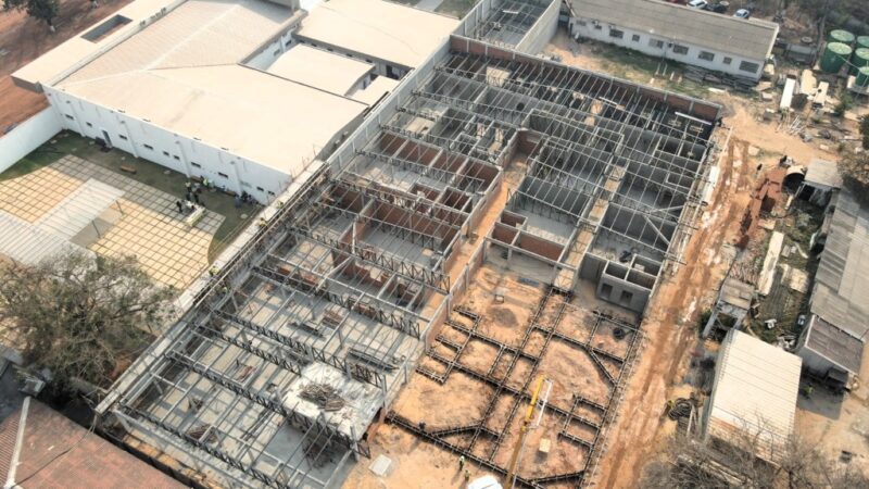 Obra de modernização e ampliação do Hospital Adauto Botelho avança e chega a 55% de execução
