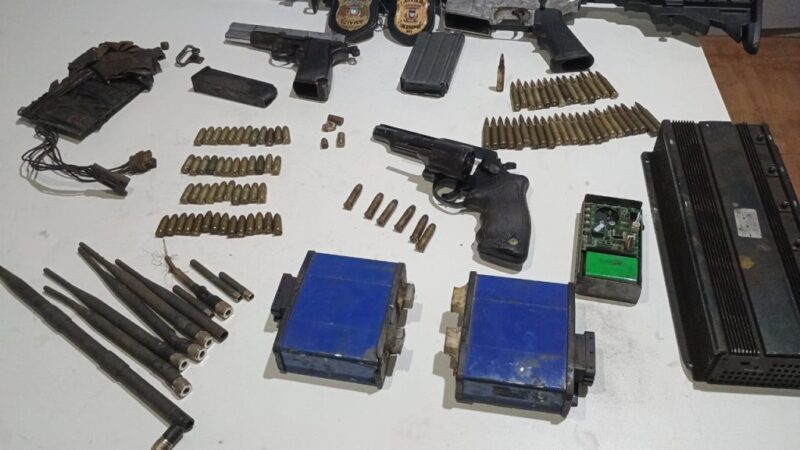 Polícia Civil investiga localização de armas em compartimento de caminhão em Confresa