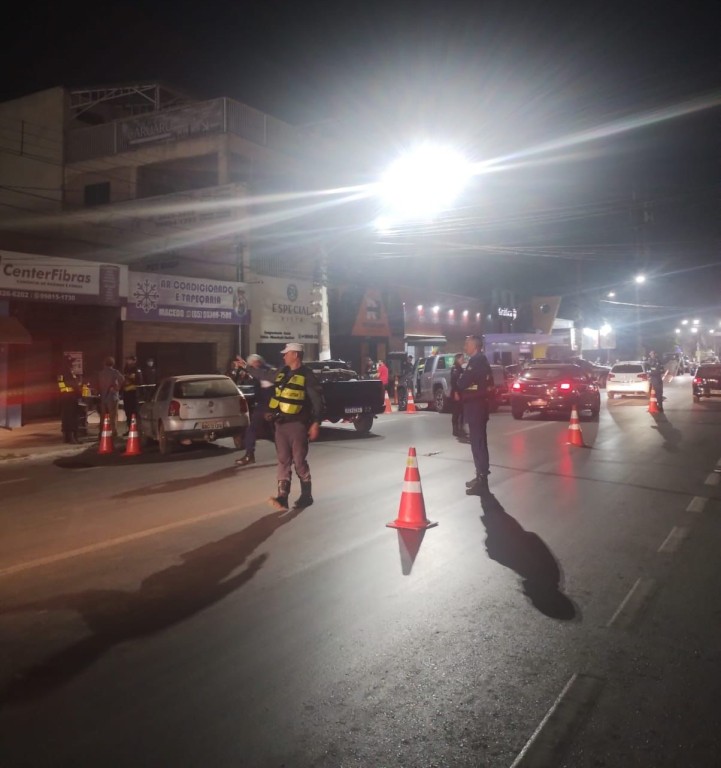 Operação Lei Seca termina com 9 autuações criminais em avenida central de Várzea Grande
