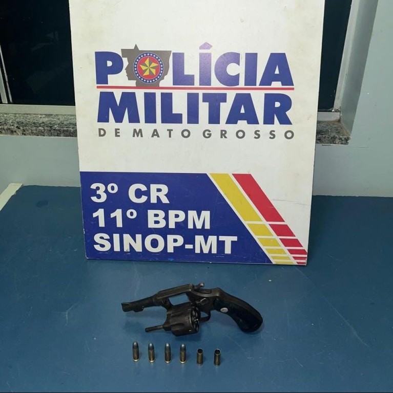 PM prende homem por lesão corporal e disparos com arma de fogo contra esposa e cunhada