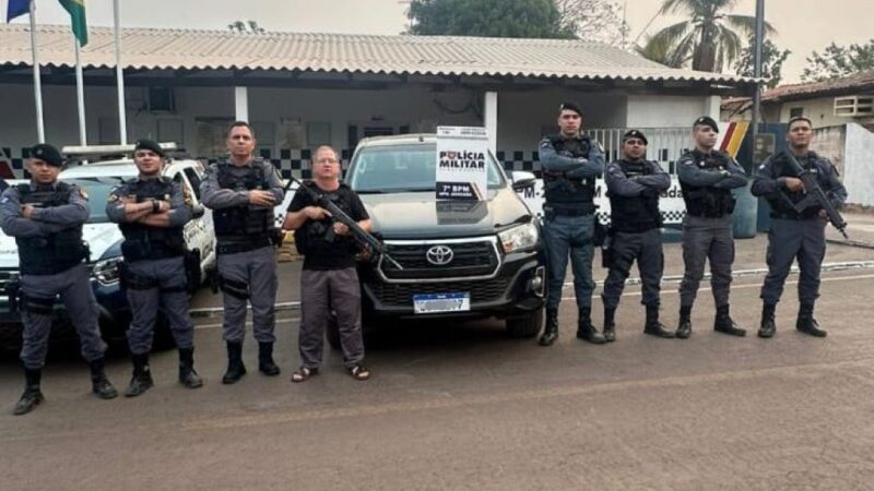 PM recupera caminhonete e prende homem por furto e adulteração de veículo