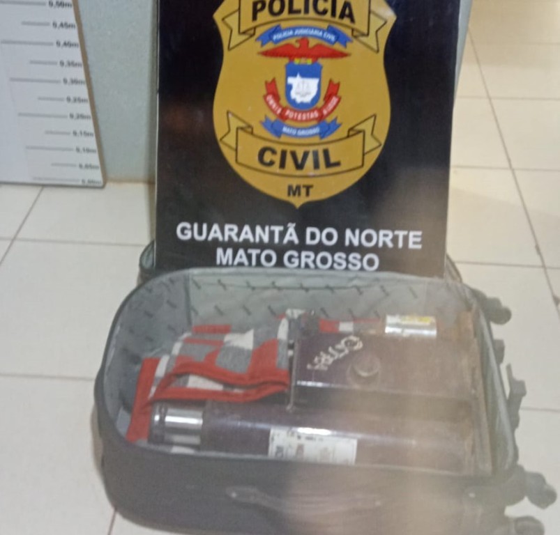 Polícia Civil prende suspeito e recupera ferramenta furtada de oficina em Guarantã do Norte