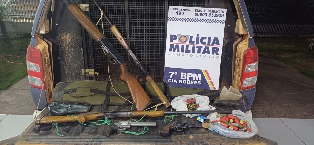 PM prende mulher por porte ilegal de arma e ameaça em zona rural