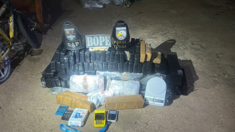 Polícia Militar prende homem e apreende 100 quilos de entorpecentes em Cuiabá