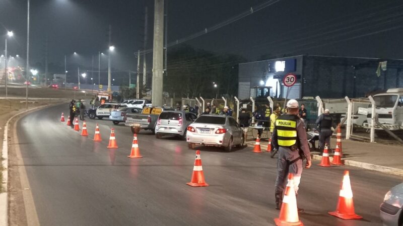 Operação Lei Seca resulta em nove motoristas presos na madrugada deste domingo em Cuiabá