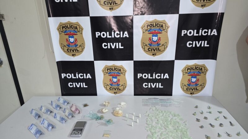 Dupla de jovens traficantes é presa em flagrante pela Polícia Civil