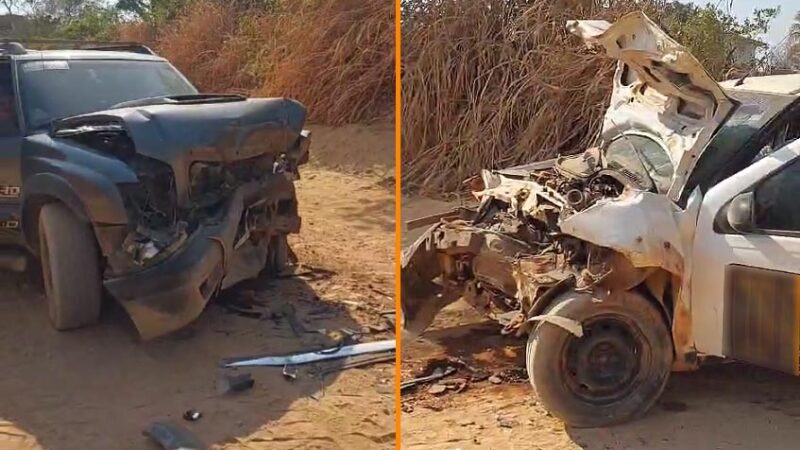 Carlinda: colisão entre S-10 e Strada em rodovia estadual deixa motorista ferido