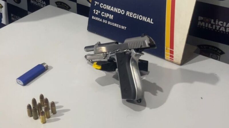 Polícia Militar prende dois integrantes de facção por tentativa de homicídio em Barra do Bugres